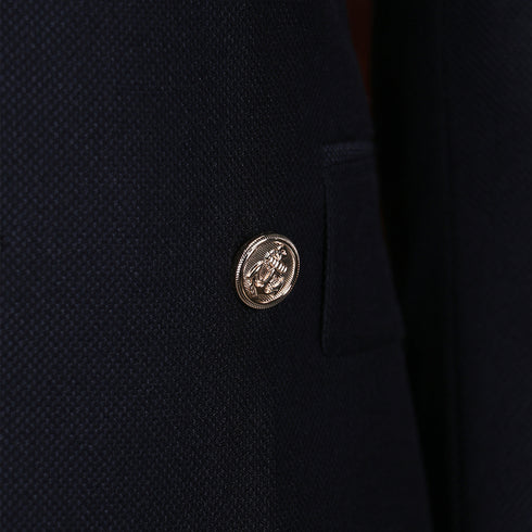 Navy Double-Breasted Blazer – Inspired by Classic Suit Blazers for Men Plus Size